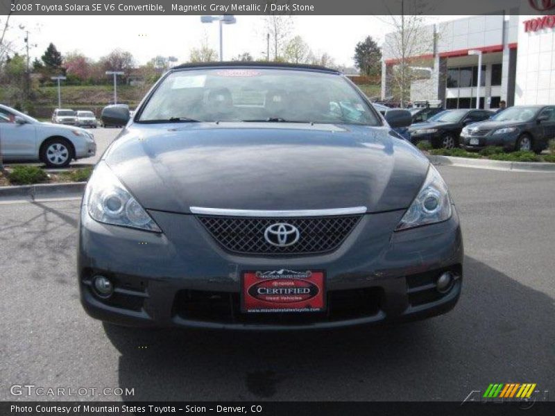 Magnetic Gray Metallic / Dark Stone 2008 Toyota Solara SE V6 Convertible