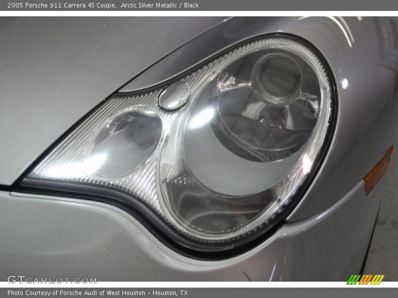 Arctic Silver Metallic / Black 2005 Porsche 911 Carrera 4S Coupe