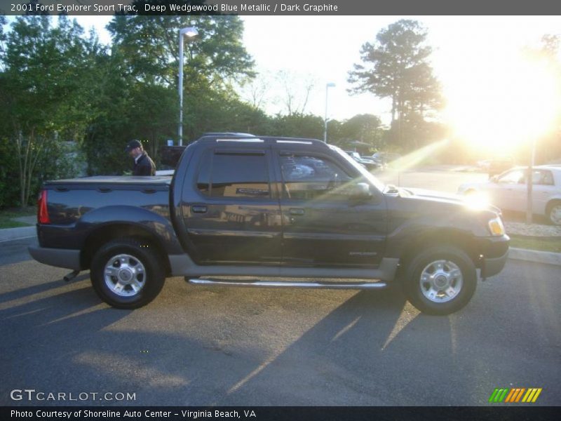 Deep Wedgewood Blue Metallic / Dark Graphite 2001 Ford Explorer Sport Trac
