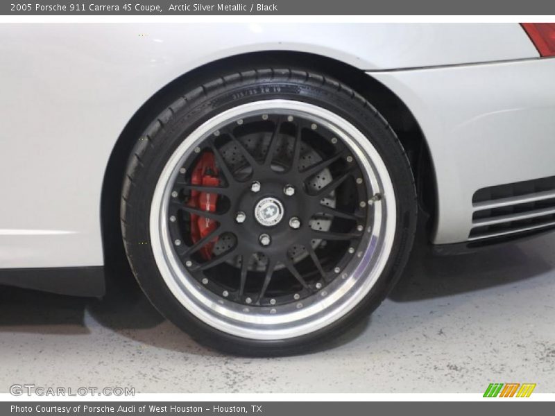 Arctic Silver Metallic / Black 2005 Porsche 911 Carrera 4S Coupe