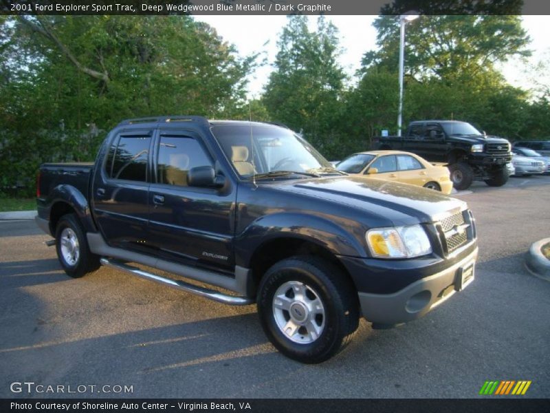 Deep Wedgewood Blue Metallic / Dark Graphite 2001 Ford Explorer Sport Trac