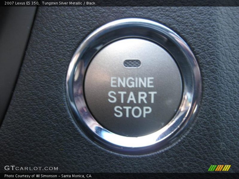 Tungsten Silver Metallic / Black 2007 Lexus ES 350
