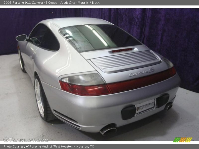 Arctic Silver Metallic / Black 2005 Porsche 911 Carrera 4S Coupe