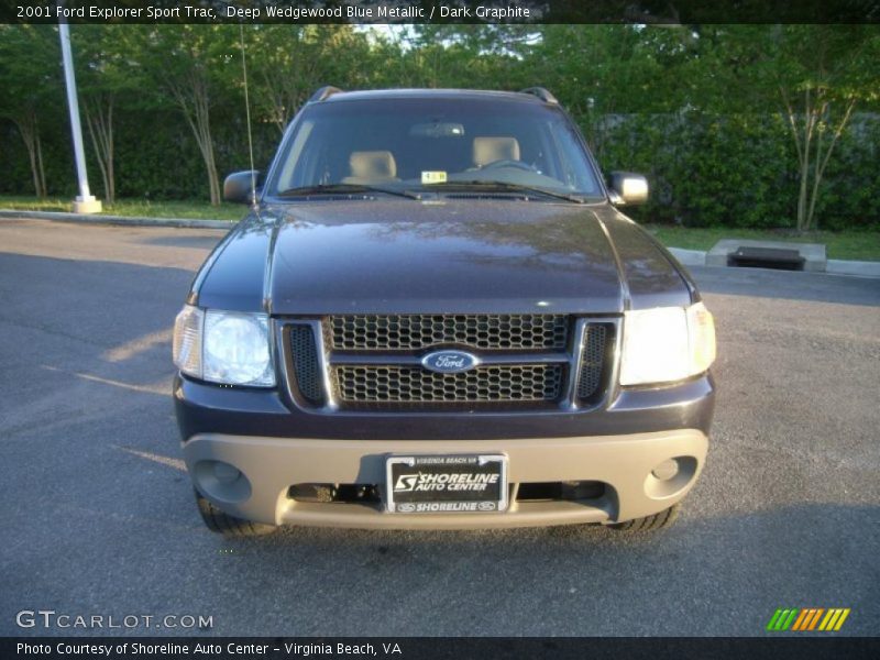 Deep Wedgewood Blue Metallic / Dark Graphite 2001 Ford Explorer Sport Trac