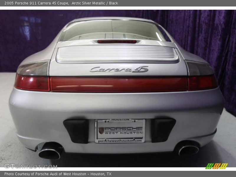 Arctic Silver Metallic / Black 2005 Porsche 911 Carrera 4S Coupe