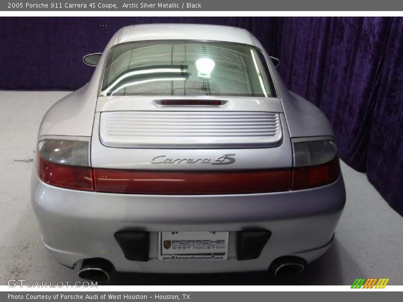 Arctic Silver Metallic / Black 2005 Porsche 911 Carrera 4S Coupe