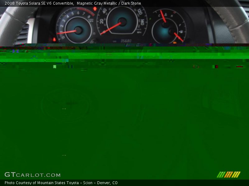 Magnetic Gray Metallic / Dark Stone 2008 Toyota Solara SE V6 Convertible