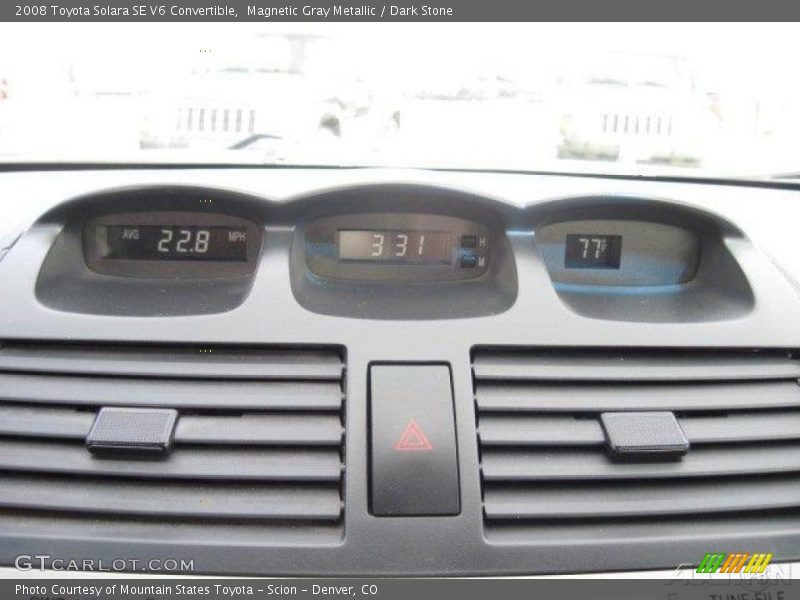 Magnetic Gray Metallic / Dark Stone 2008 Toyota Solara SE V6 Convertible