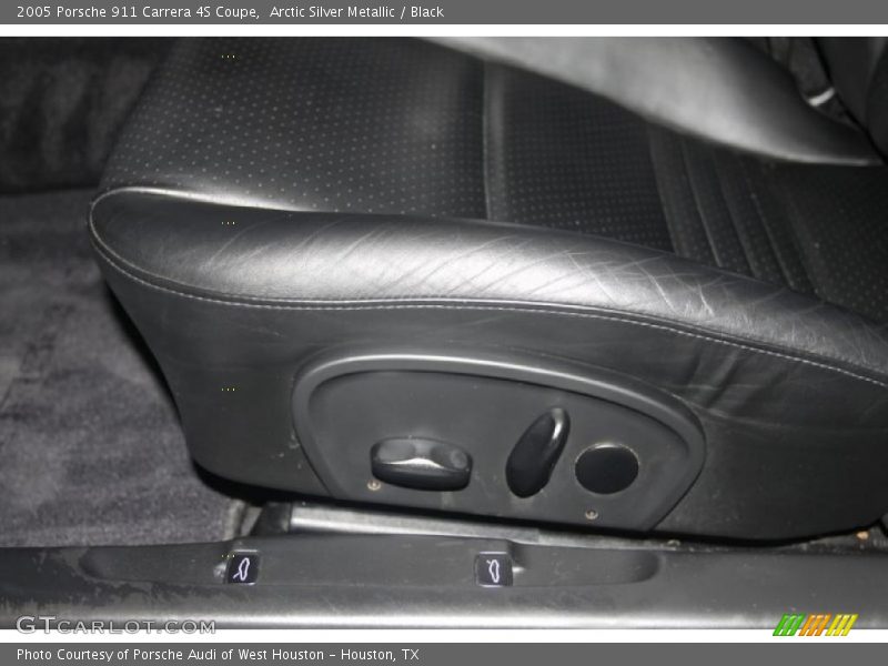 Arctic Silver Metallic / Black 2005 Porsche 911 Carrera 4S Coupe