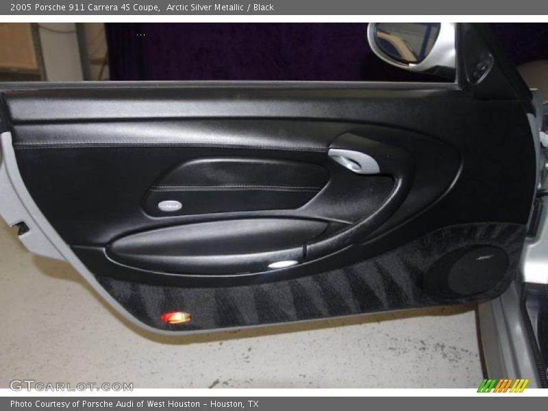 Arctic Silver Metallic / Black 2005 Porsche 911 Carrera 4S Coupe