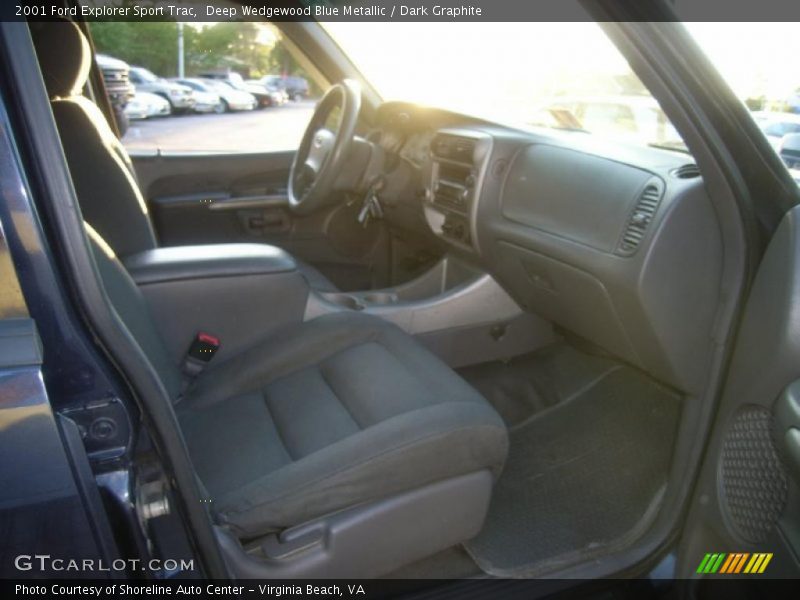 Deep Wedgewood Blue Metallic / Dark Graphite 2001 Ford Explorer Sport Trac