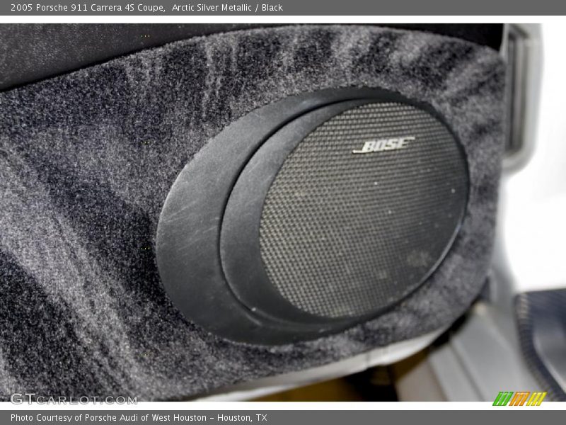 Arctic Silver Metallic / Black 2005 Porsche 911 Carrera 4S Coupe