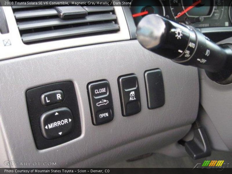 Magnetic Gray Metallic / Dark Stone 2008 Toyota Solara SE V6 Convertible