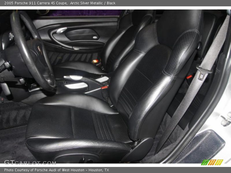 Arctic Silver Metallic / Black 2005 Porsche 911 Carrera 4S Coupe