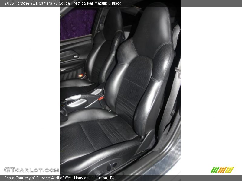 Arctic Silver Metallic / Black 2005 Porsche 911 Carrera 4S Coupe