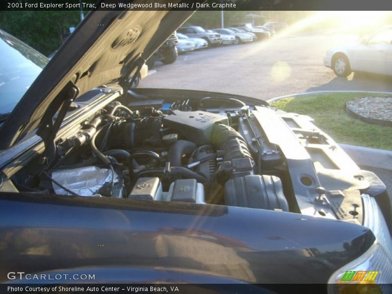 Deep Wedgewood Blue Metallic / Dark Graphite 2001 Ford Explorer Sport Trac