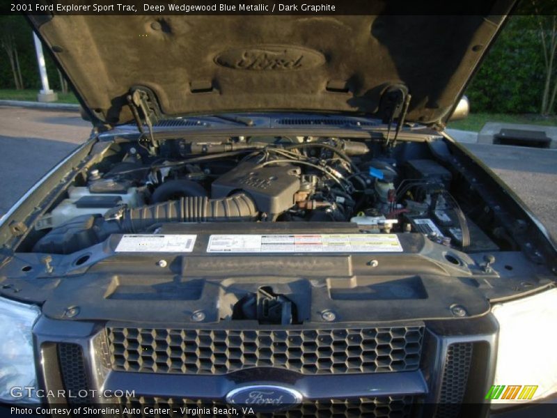 Deep Wedgewood Blue Metallic / Dark Graphite 2001 Ford Explorer Sport Trac