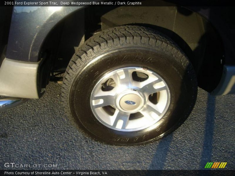 Deep Wedgewood Blue Metallic / Dark Graphite 2001 Ford Explorer Sport Trac