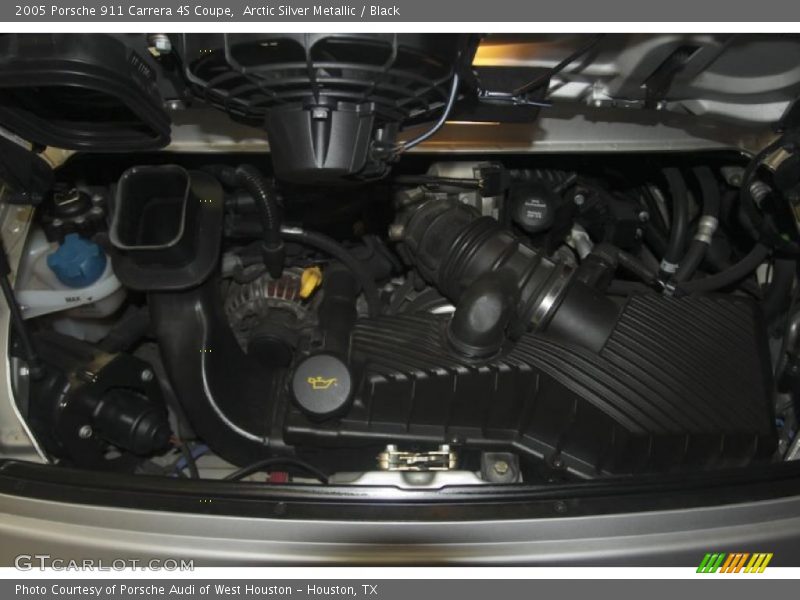 Arctic Silver Metallic / Black 2005 Porsche 911 Carrera 4S Coupe