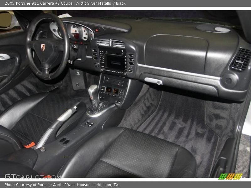 Arctic Silver Metallic / Black 2005 Porsche 911 Carrera 4S Coupe