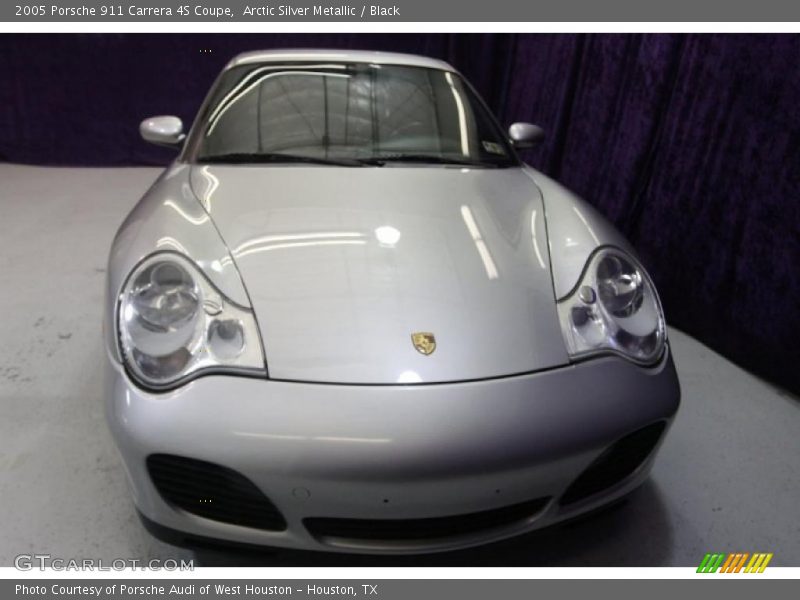 Arctic Silver Metallic / Black 2005 Porsche 911 Carrera 4S Coupe