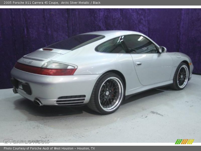 Arctic Silver Metallic / Black 2005 Porsche 911 Carrera 4S Coupe