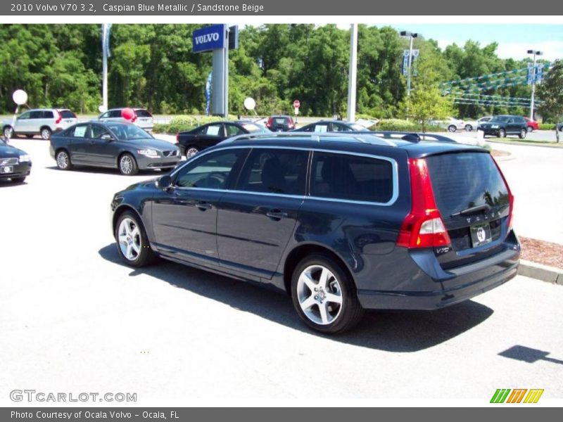 Caspian Blue Metallic / Sandstone Beige 2010 Volvo V70 3.2