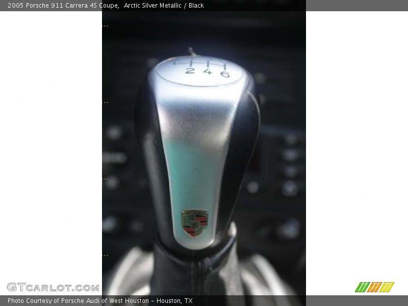 Arctic Silver Metallic / Black 2005 Porsche 911 Carrera 4S Coupe