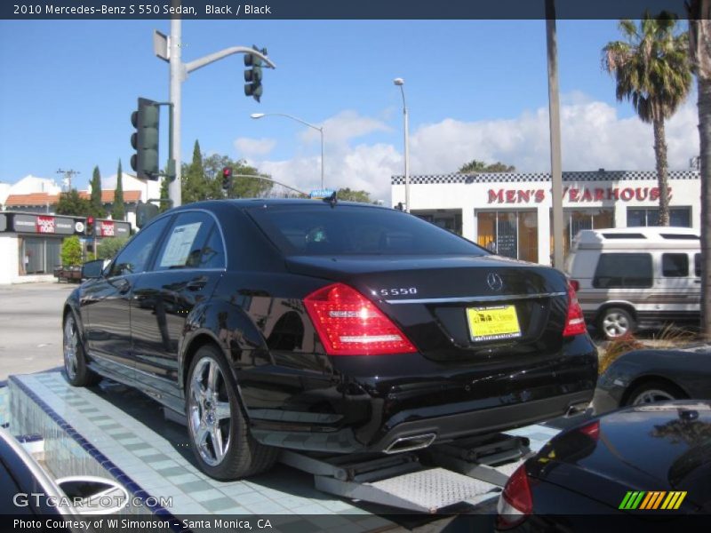 Black / Black 2010 Mercedes-Benz S 550 Sedan
