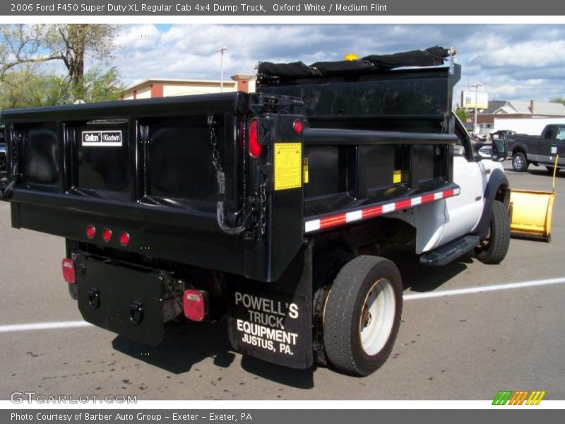 Oxford White / Medium Flint 2006 Ford F450 Super Duty XL Regular Cab 4x4 Dump Truck