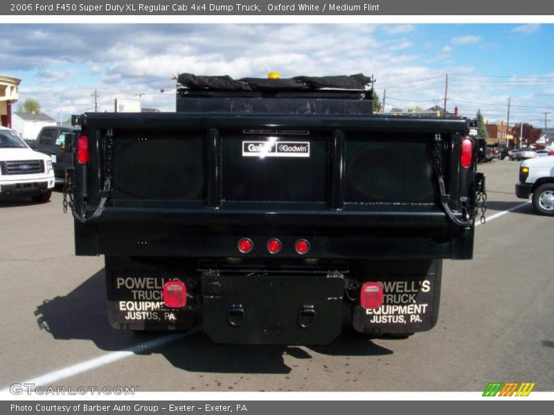 Oxford White / Medium Flint 2006 Ford F450 Super Duty XL Regular Cab 4x4 Dump Truck