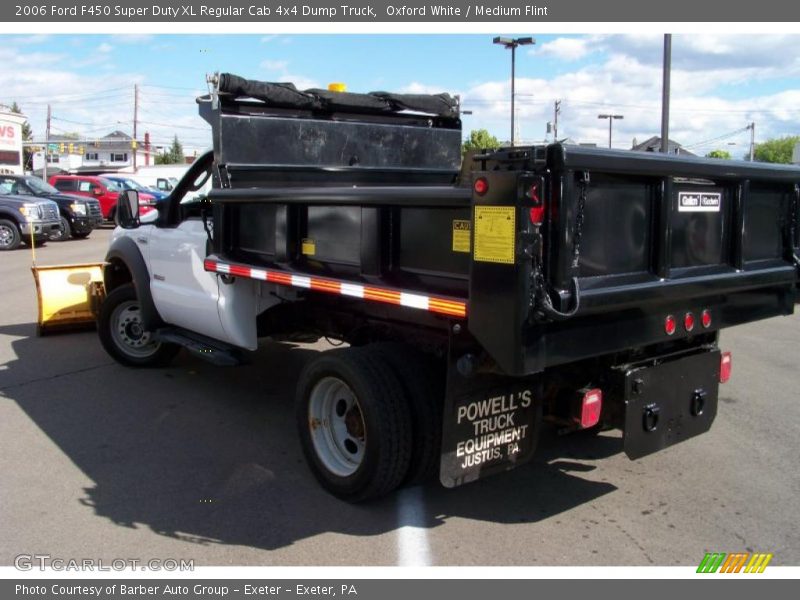 Oxford White / Medium Flint 2006 Ford F450 Super Duty XL Regular Cab 4x4 Dump Truck