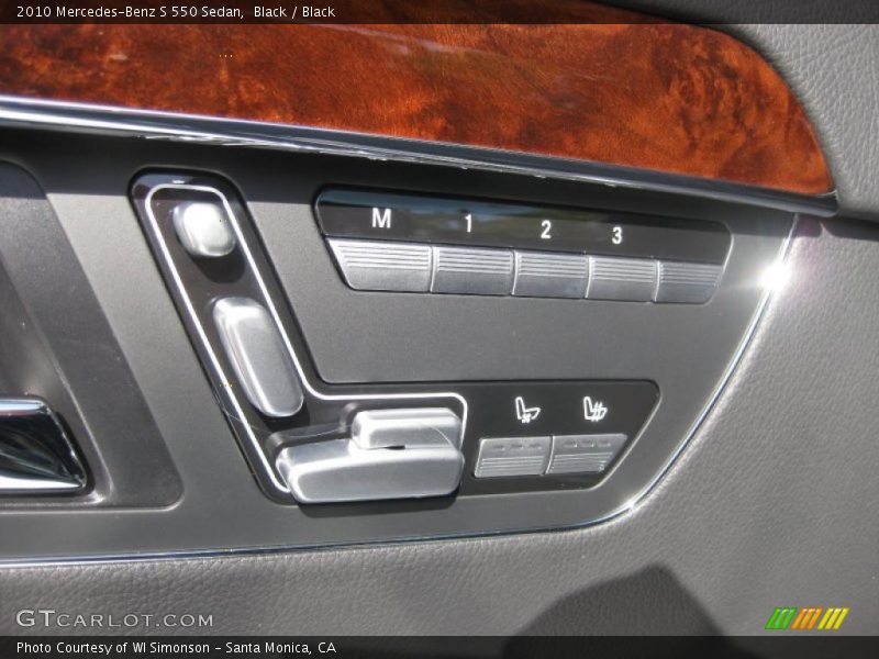 Black / Black 2010 Mercedes-Benz S 550 Sedan