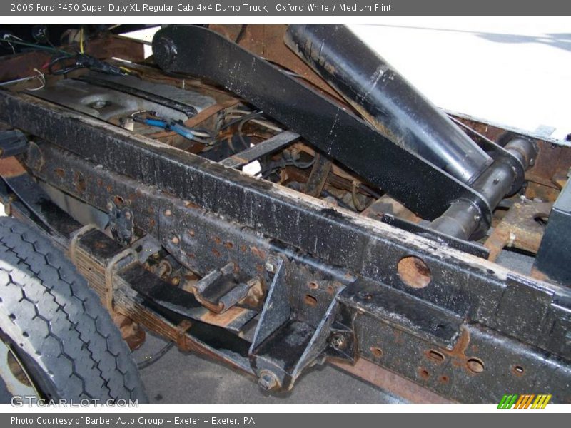 Oxford White / Medium Flint 2006 Ford F450 Super Duty XL Regular Cab 4x4 Dump Truck