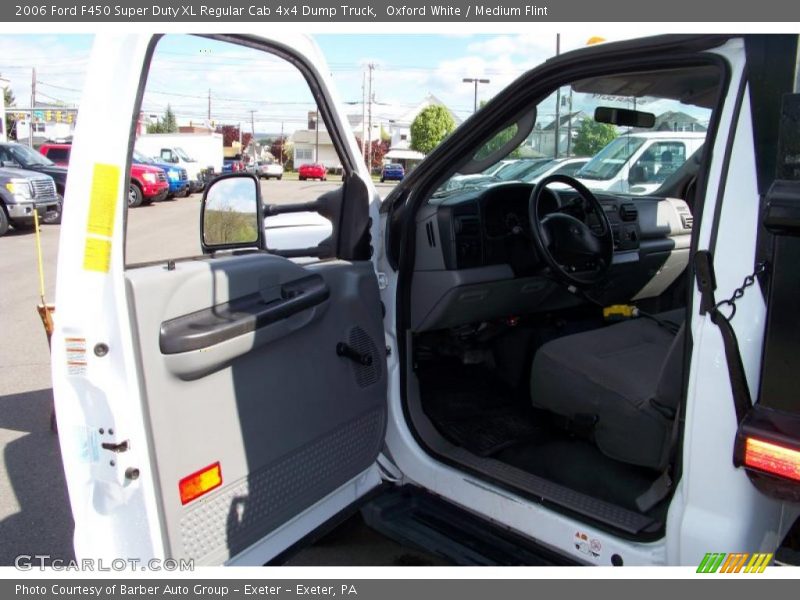 Oxford White / Medium Flint 2006 Ford F450 Super Duty XL Regular Cab 4x4 Dump Truck