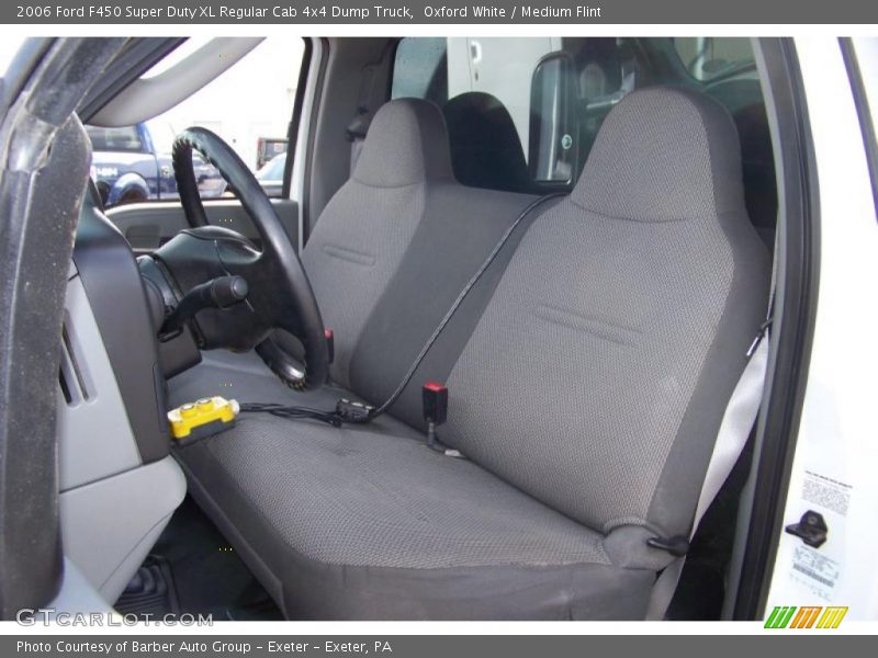 Oxford White / Medium Flint 2006 Ford F450 Super Duty XL Regular Cab 4x4 Dump Truck