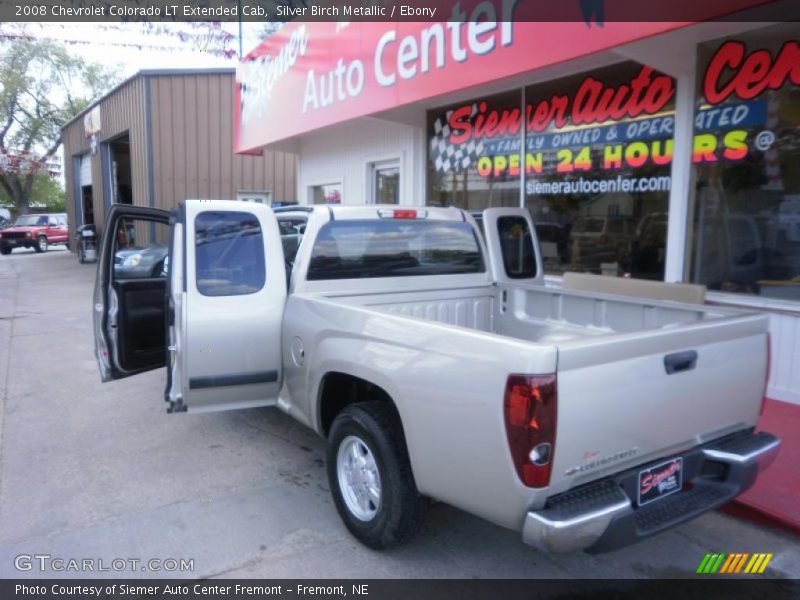 Silver Birch Metallic / Ebony 2008 Chevrolet Colorado LT Extended Cab