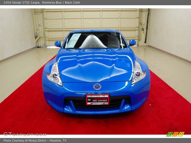 Monterey Blue / Black Cloth 2009 Nissan 370Z Coupe