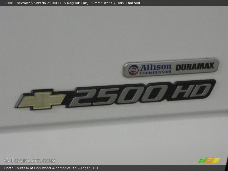 Summit White / Dark Charcoal 2006 Chevrolet Silverado 2500HD LS Regular Cab
