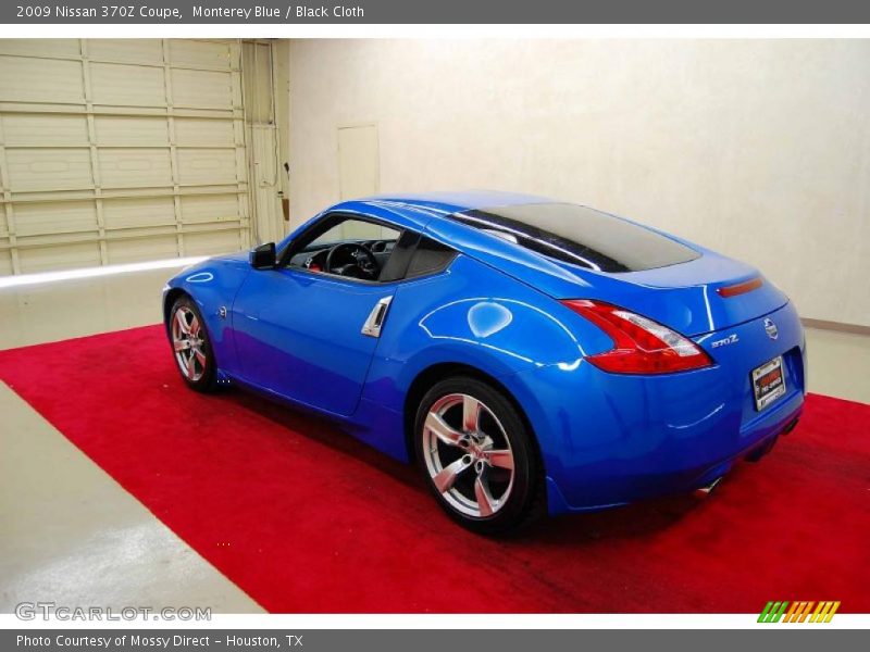 Monterey Blue / Black Cloth 2009 Nissan 370Z Coupe