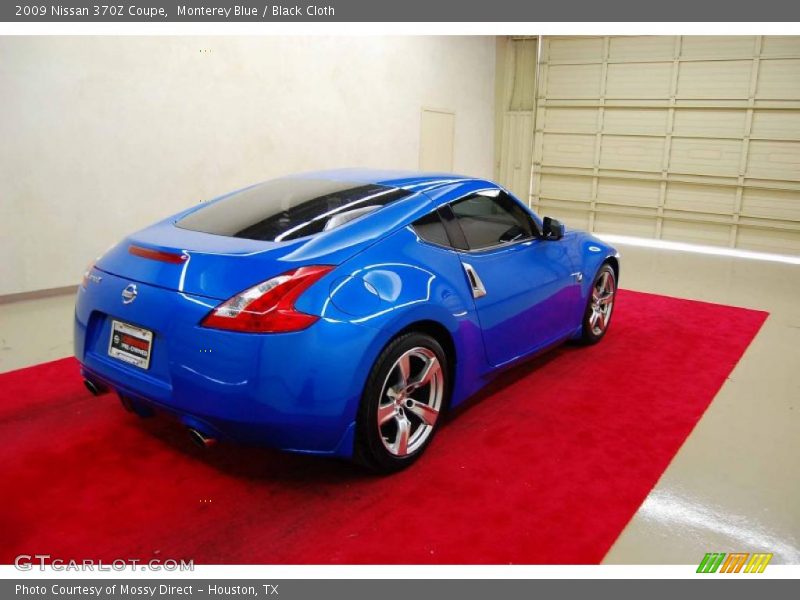 Monterey Blue / Black Cloth 2009 Nissan 370Z Coupe