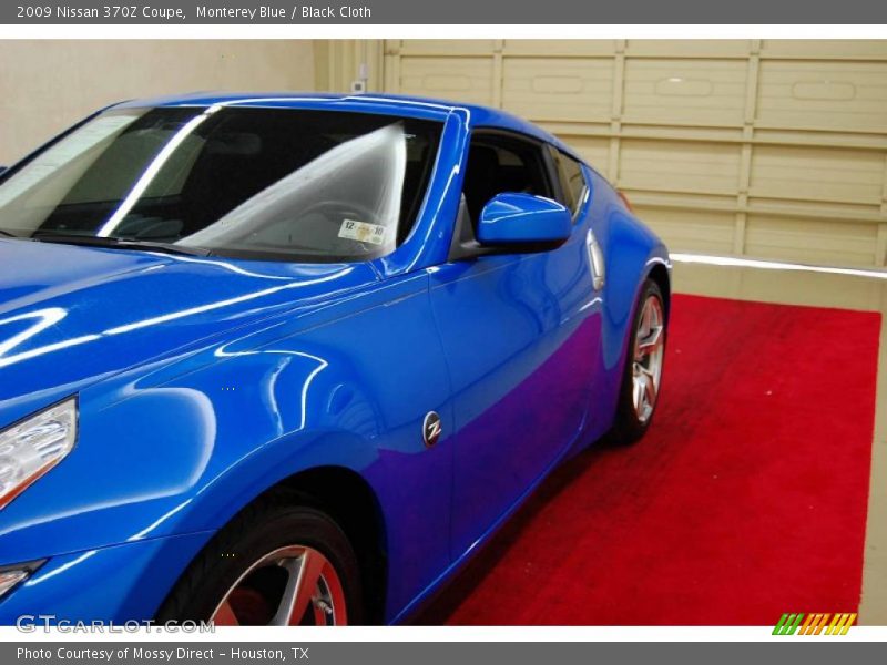 Monterey Blue / Black Cloth 2009 Nissan 370Z Coupe