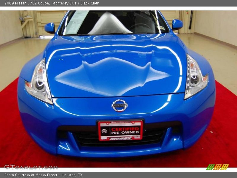 Monterey Blue / Black Cloth 2009 Nissan 370Z Coupe