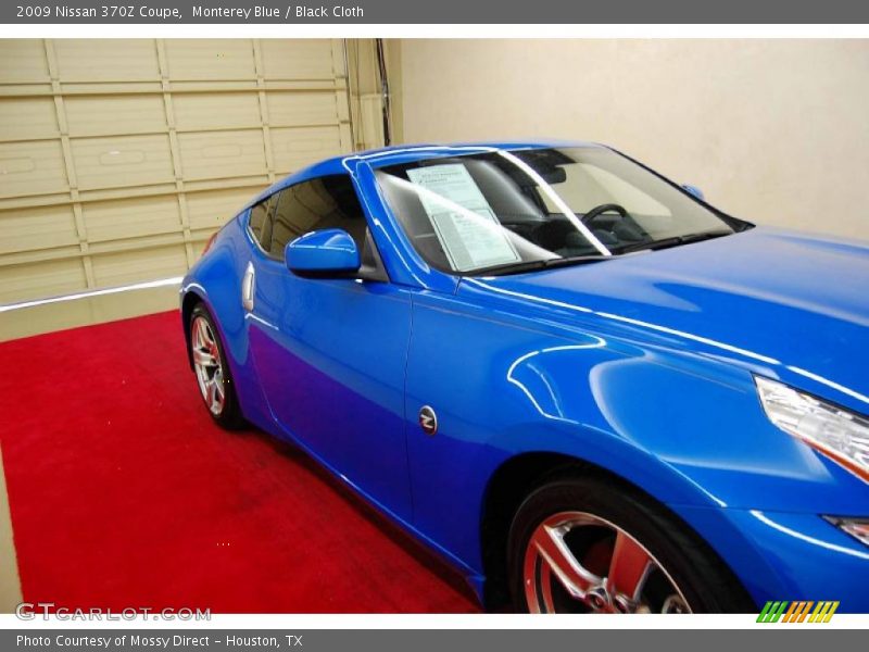 Monterey Blue / Black Cloth 2009 Nissan 370Z Coupe