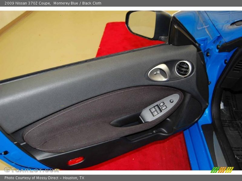 Monterey Blue / Black Cloth 2009 Nissan 370Z Coupe