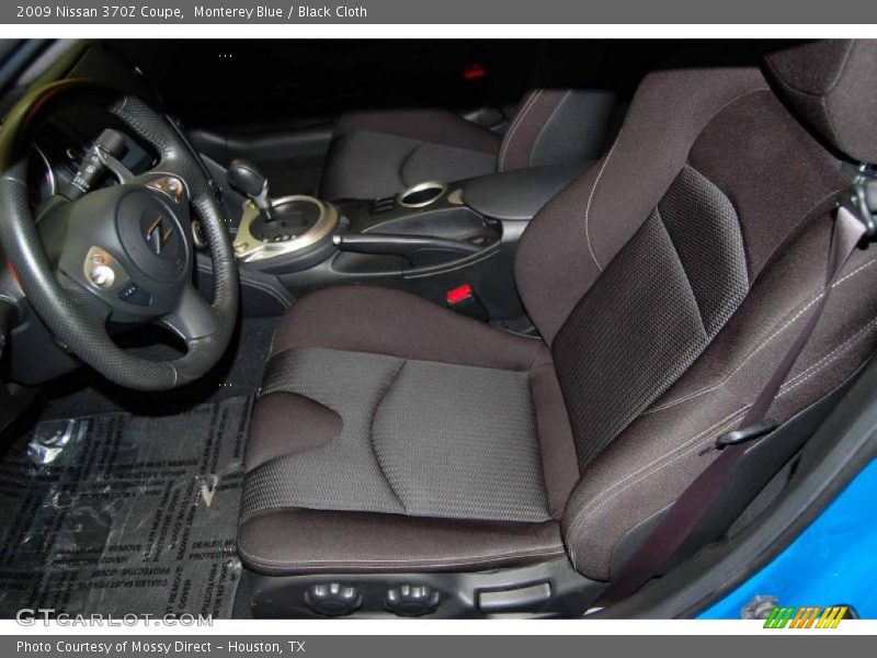 Monterey Blue / Black Cloth 2009 Nissan 370Z Coupe
