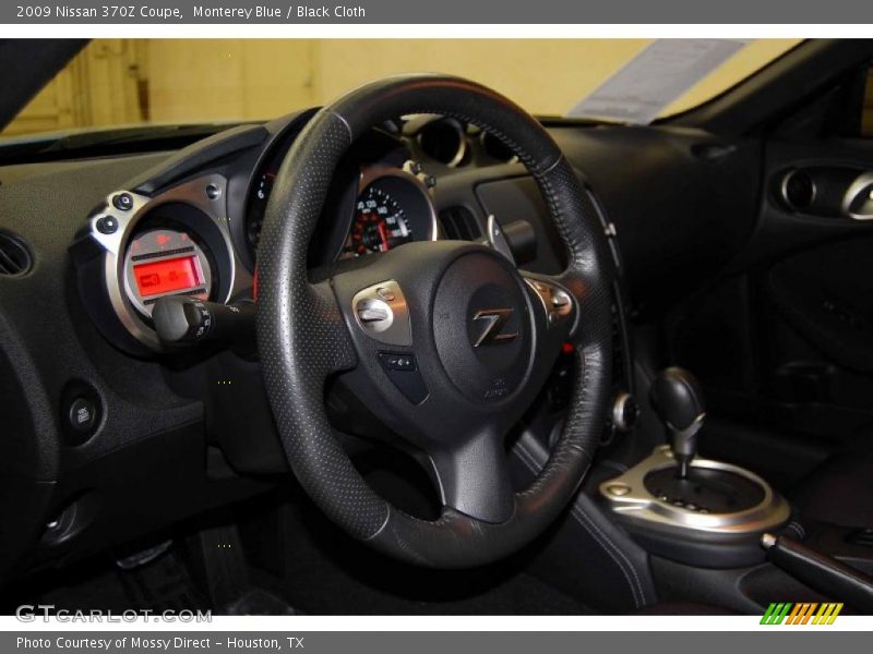Monterey Blue / Black Cloth 2009 Nissan 370Z Coupe