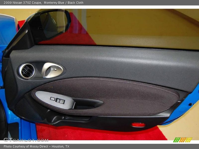 Monterey Blue / Black Cloth 2009 Nissan 370Z Coupe