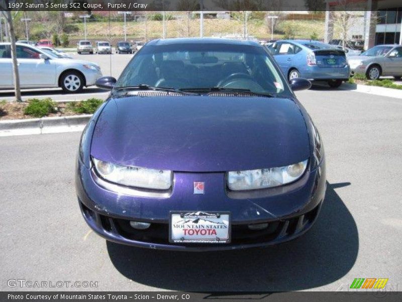 Purple / Gray 1997 Saturn S Series SC2 Coupe