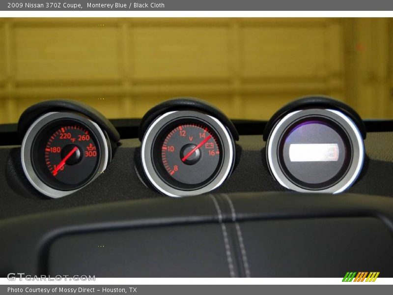 Monterey Blue / Black Cloth 2009 Nissan 370Z Coupe